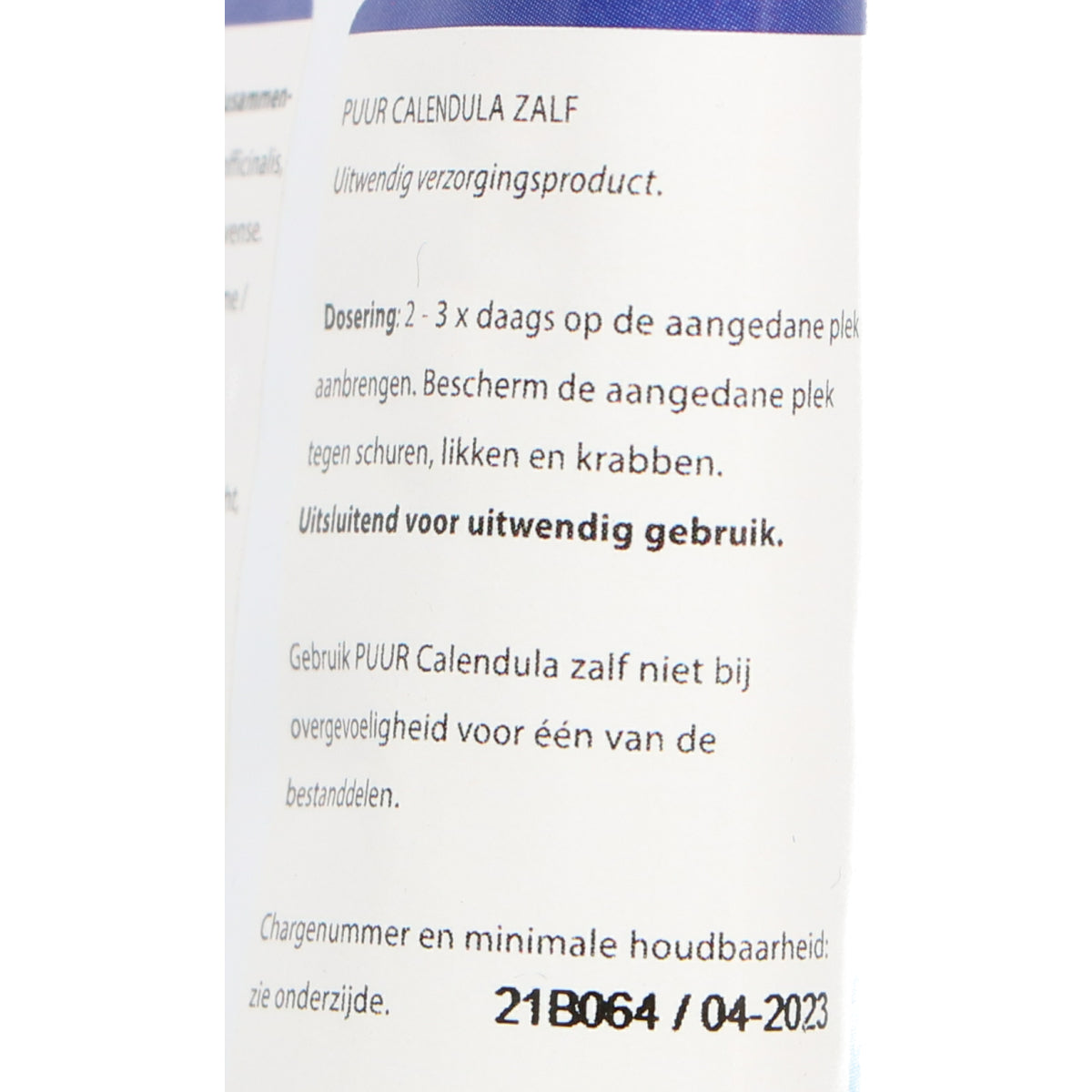 Puur Natuur Calendula Cream / Zalf Hond/Kat/Paard