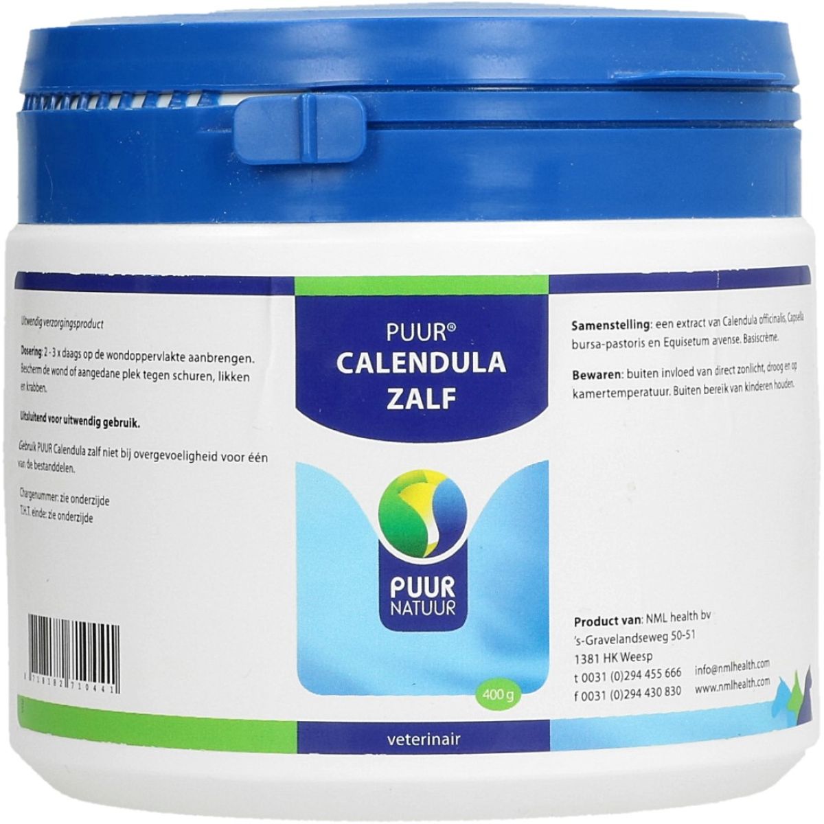 Puur Natuur Calendula Cream / Zalf Hond/Kat/Paard