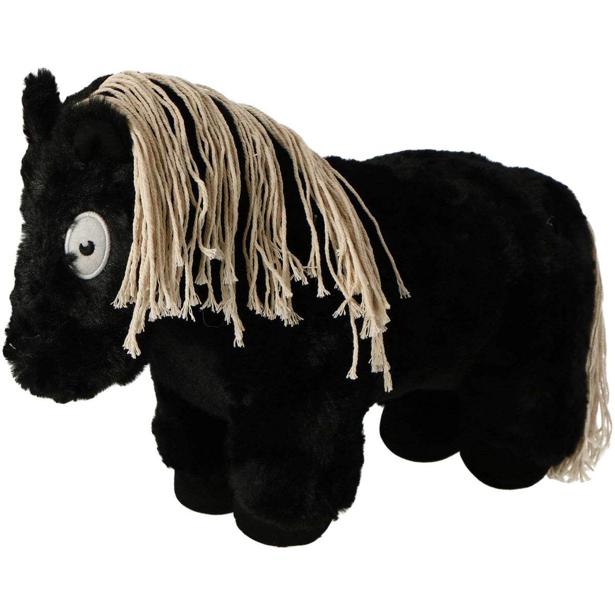 Crafty Ponies Paarden Knuffel Zwart DE