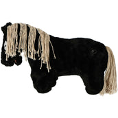 Crafty Ponies Paarden Knuffel Zwart DE