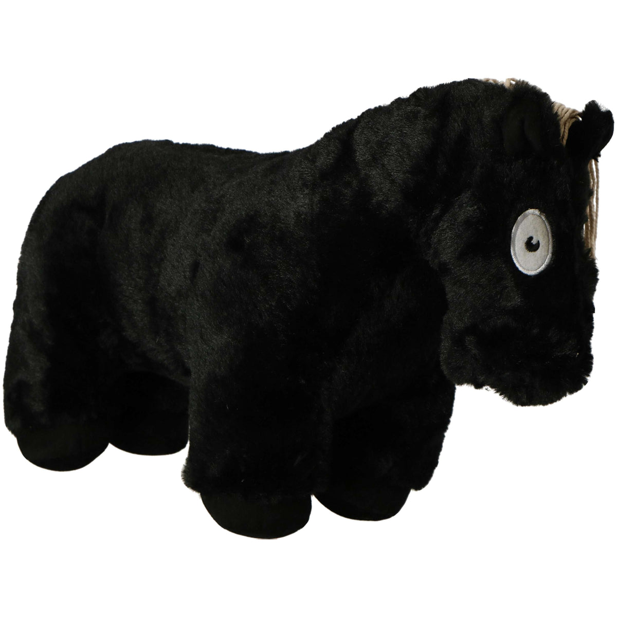 Crafty Ponies Paarden Knuffel Zwart DE