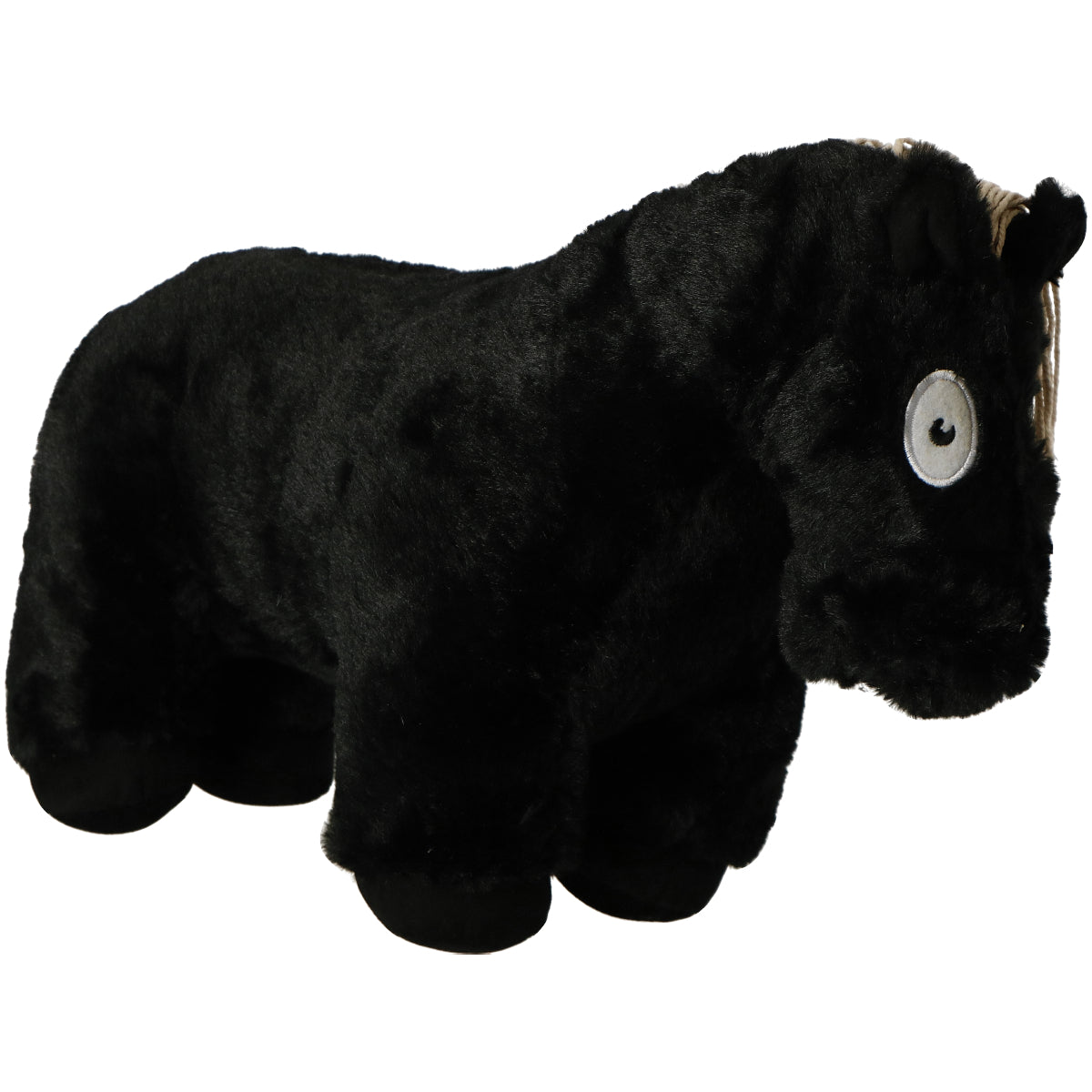 Crafty Ponies Paarden Knuffel Zwart