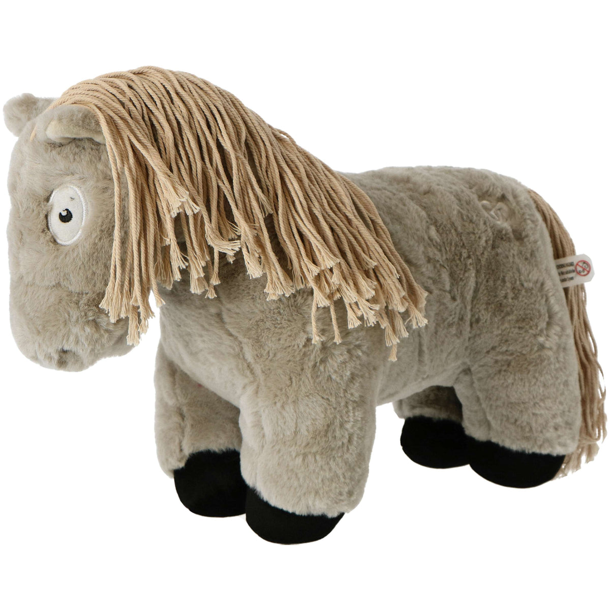 Crafty Ponies Paarden Knuffel Grijs