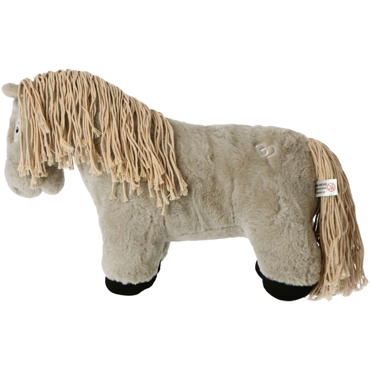 Crafty Ponies Paarden Knuffel Grijs