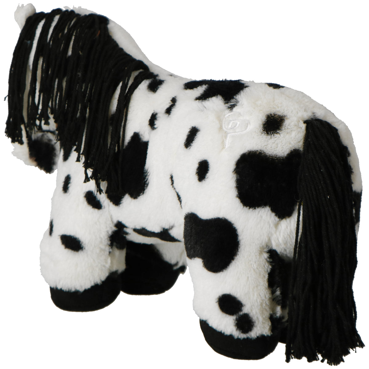 Crafty Ponies Paarden Knuffel Zwart Bont