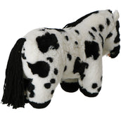 Crafty Ponies Paarden Knuffel Zwart Bont