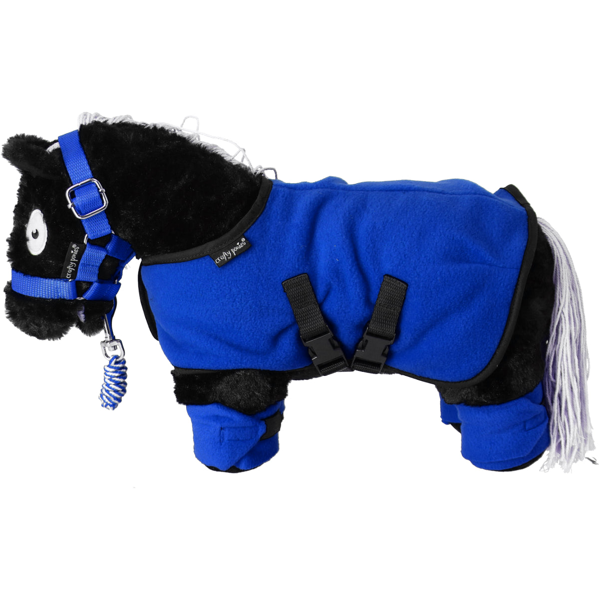 Crafty Ponies Fleecedeken Blauw