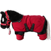 Crafty Ponies Fleecedeken Rood DE