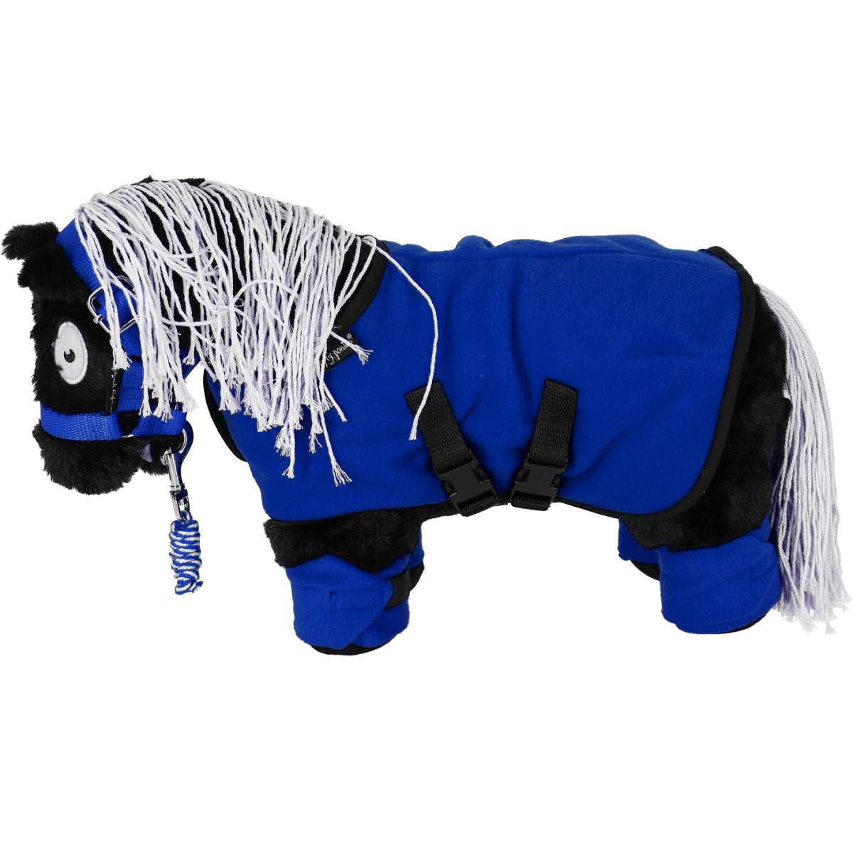 Crafty Ponies Fleecedeken Set Blauw