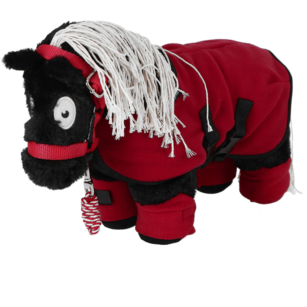 Crafty Ponies Fleecedeken Set Rood DE