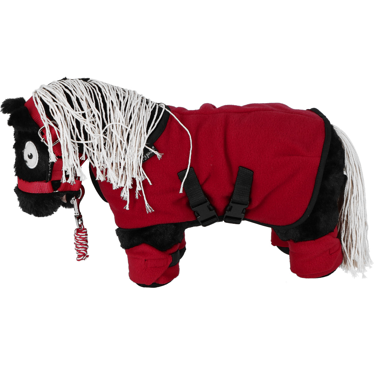 Crafty Ponies Fleecedeken Set Rood