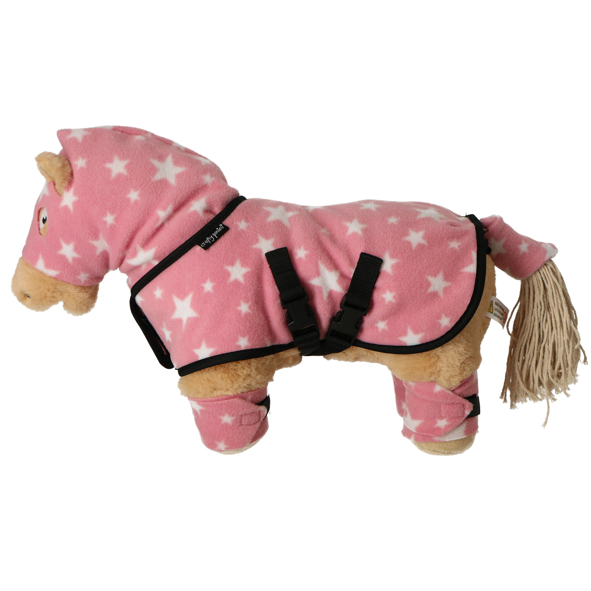 Crafty Ponies Knuffeldeken Set Roze