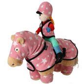 Crafty Ponies Knuffeldeken Set Roze