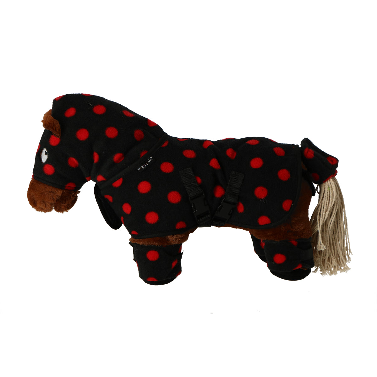 Crafty Ponies Knuffeldeken Set Rood