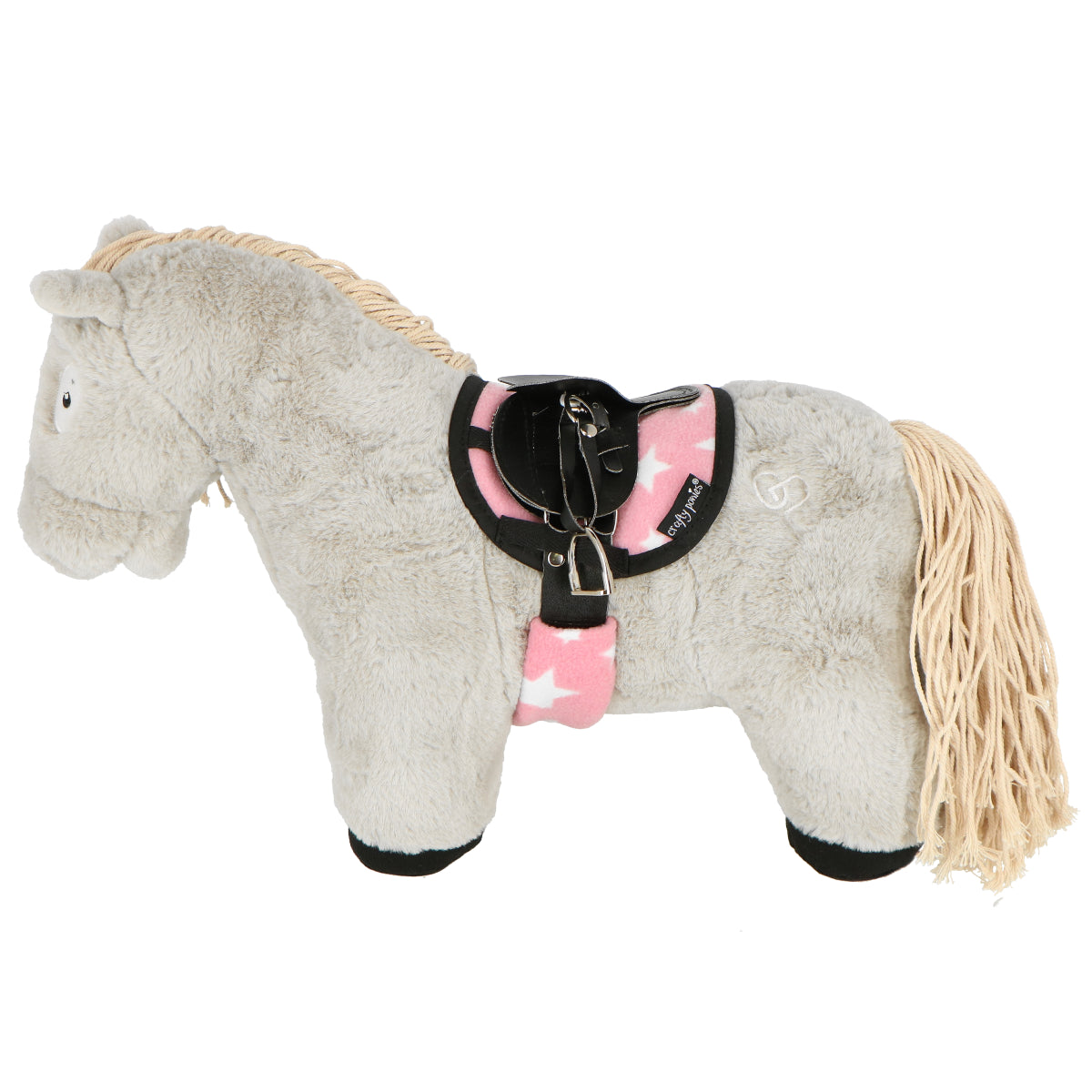 Crafty Ponies Zadeldekje + Singelhoes Roze