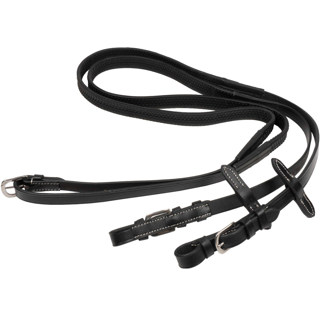 HKM Teugels met Rubber Zwart