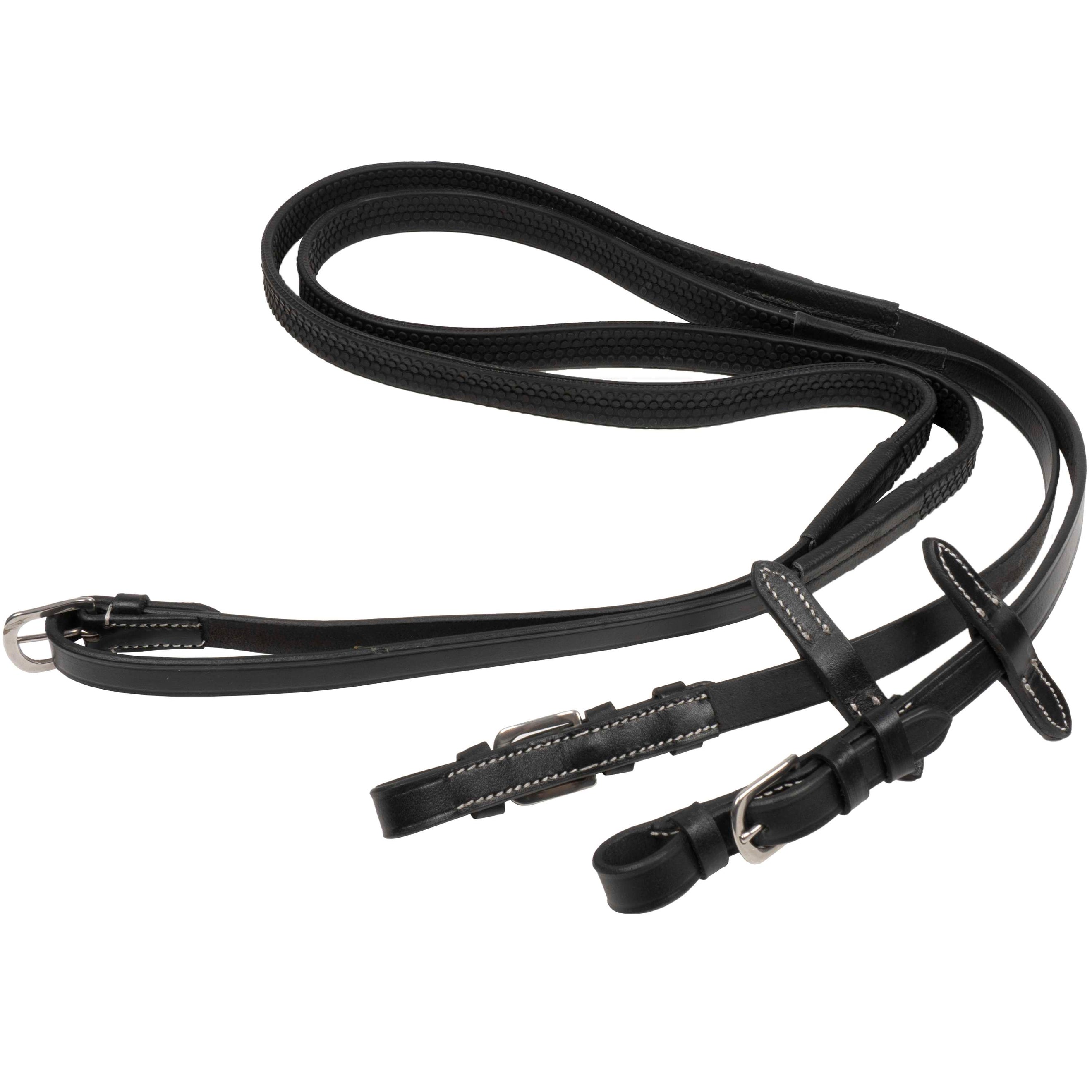 HKM Teugels met Rubber Zwart