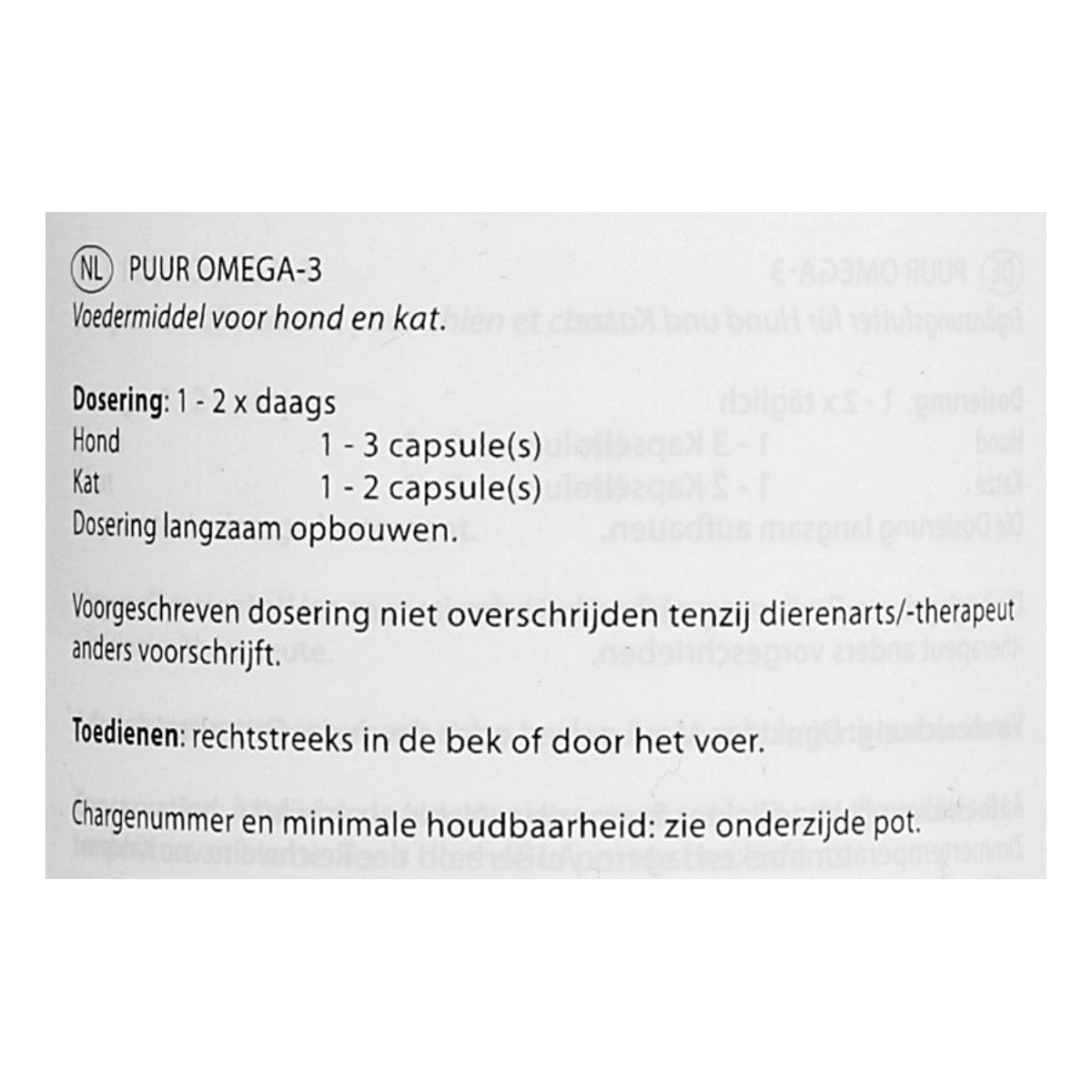 PUUR Omega-3 Hond/Kat