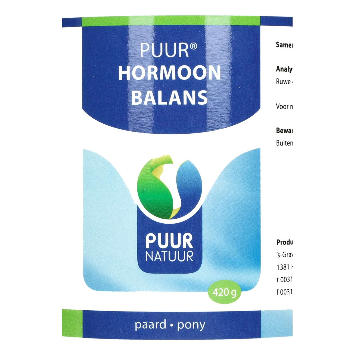 PUUR Hormone Balance / Hormoonbalans Paard/Pony