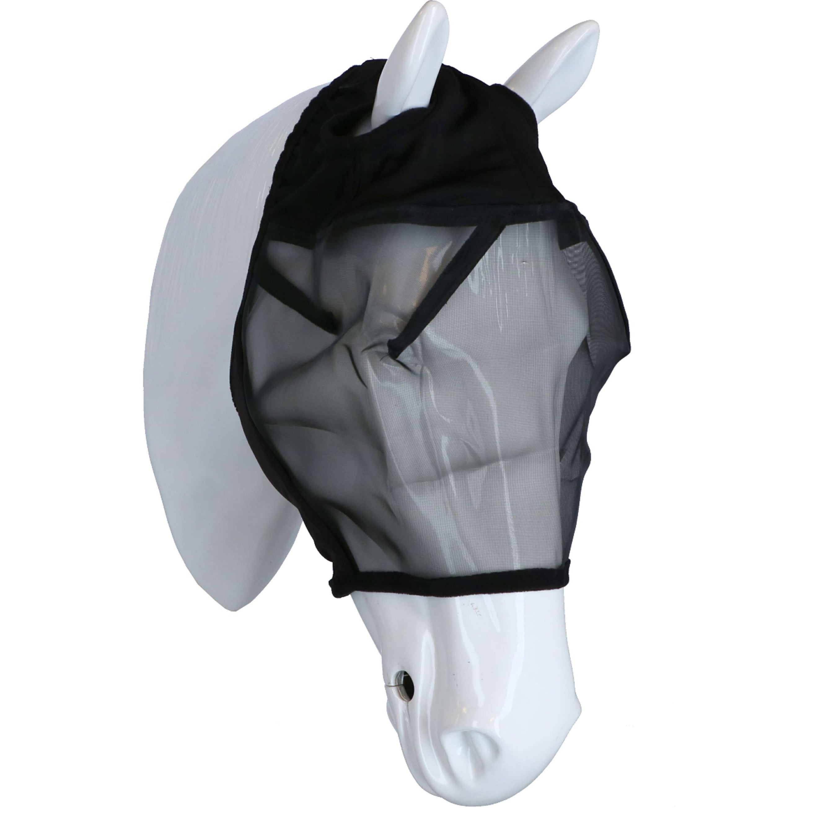 Kerbl Vliegenmasker met Ooruitsparing Zwart Kerbl Vliegenmasker met Ooruitsparing Zwart