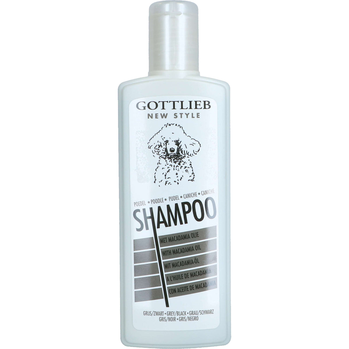 Gottlieb Poedelshampoo-Grijs/Zwart