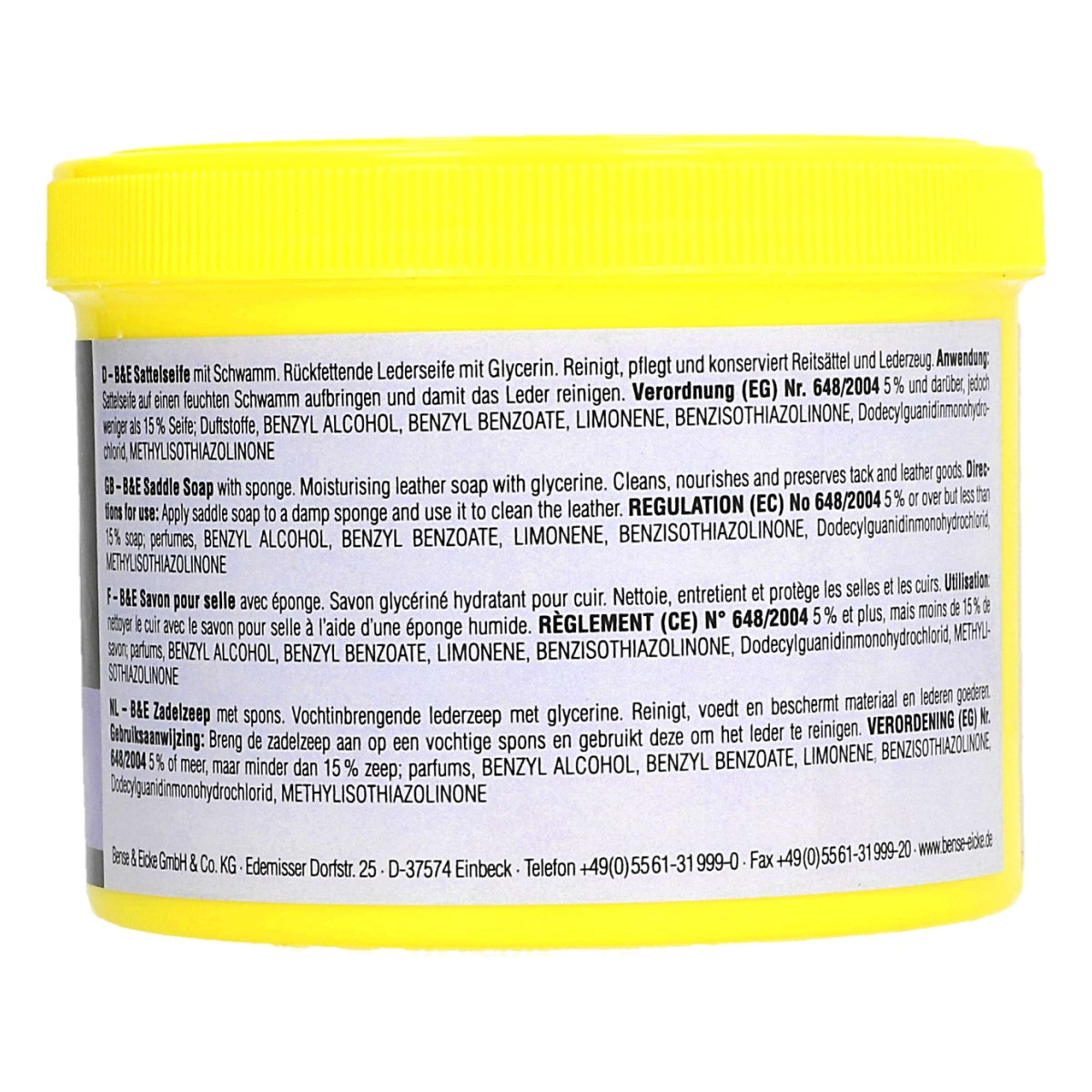 Bense & Eicke Zadelzeep met Spons Bense & Eicke Zadelzeep met Spons