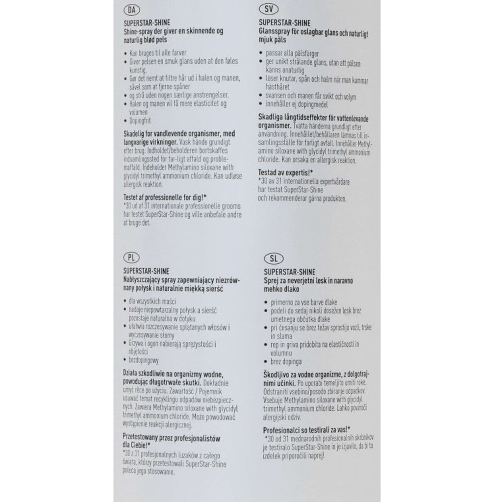 Effol Glanslotion SuperStar-Shine Spray