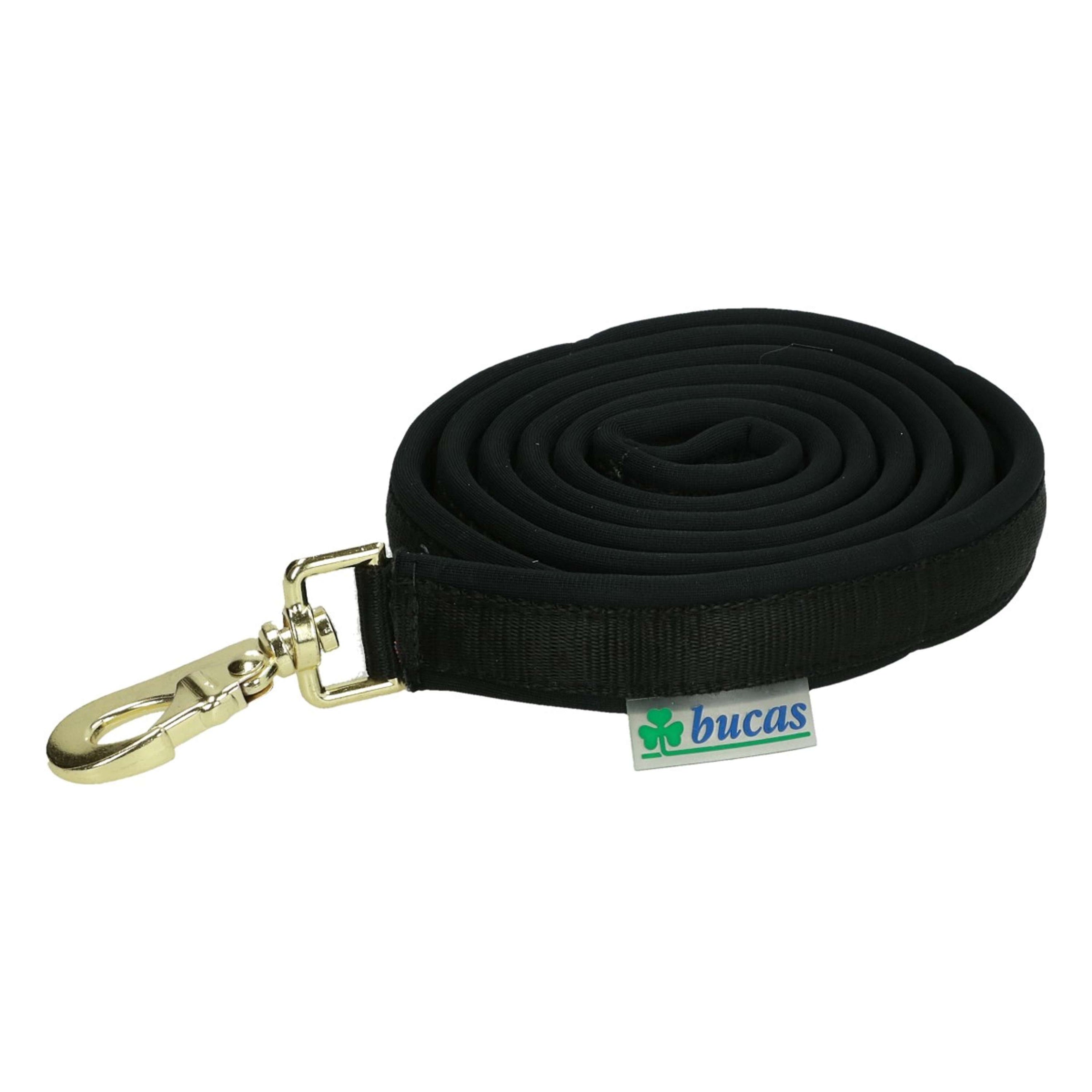 Bucas Lead Rein Dublin Padded Black Bucas Lead Rein Dublin Padded Black
