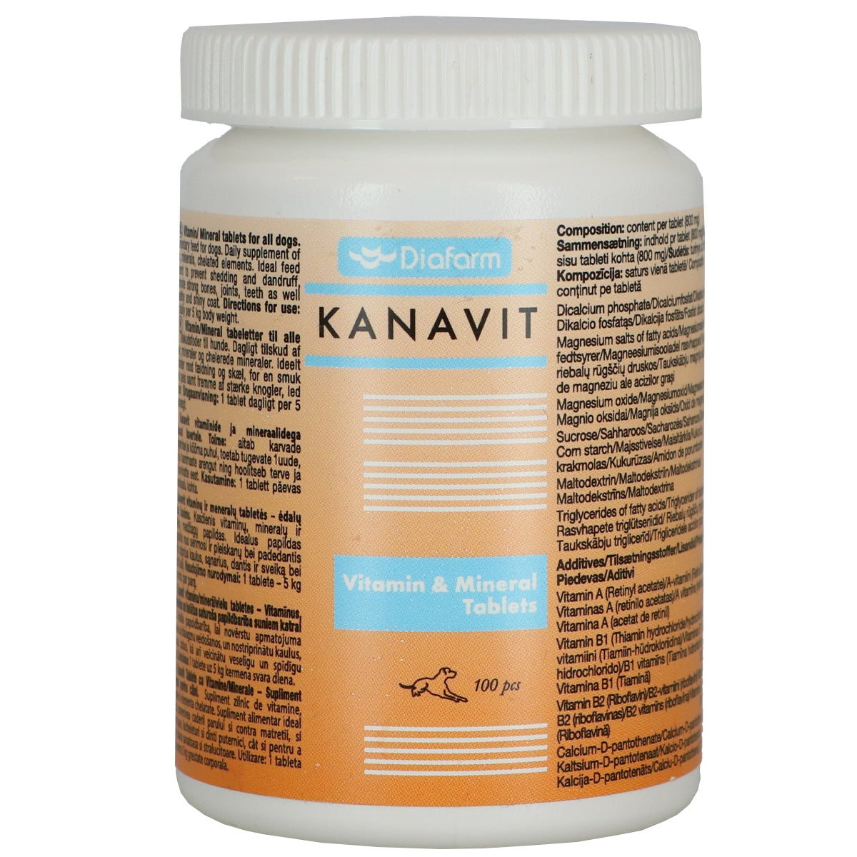 Diafarm Kanavit vitaminen & mineralen - Hond