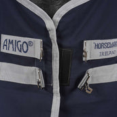 Amigo Staldeken met Kruissingels Navy/Silver