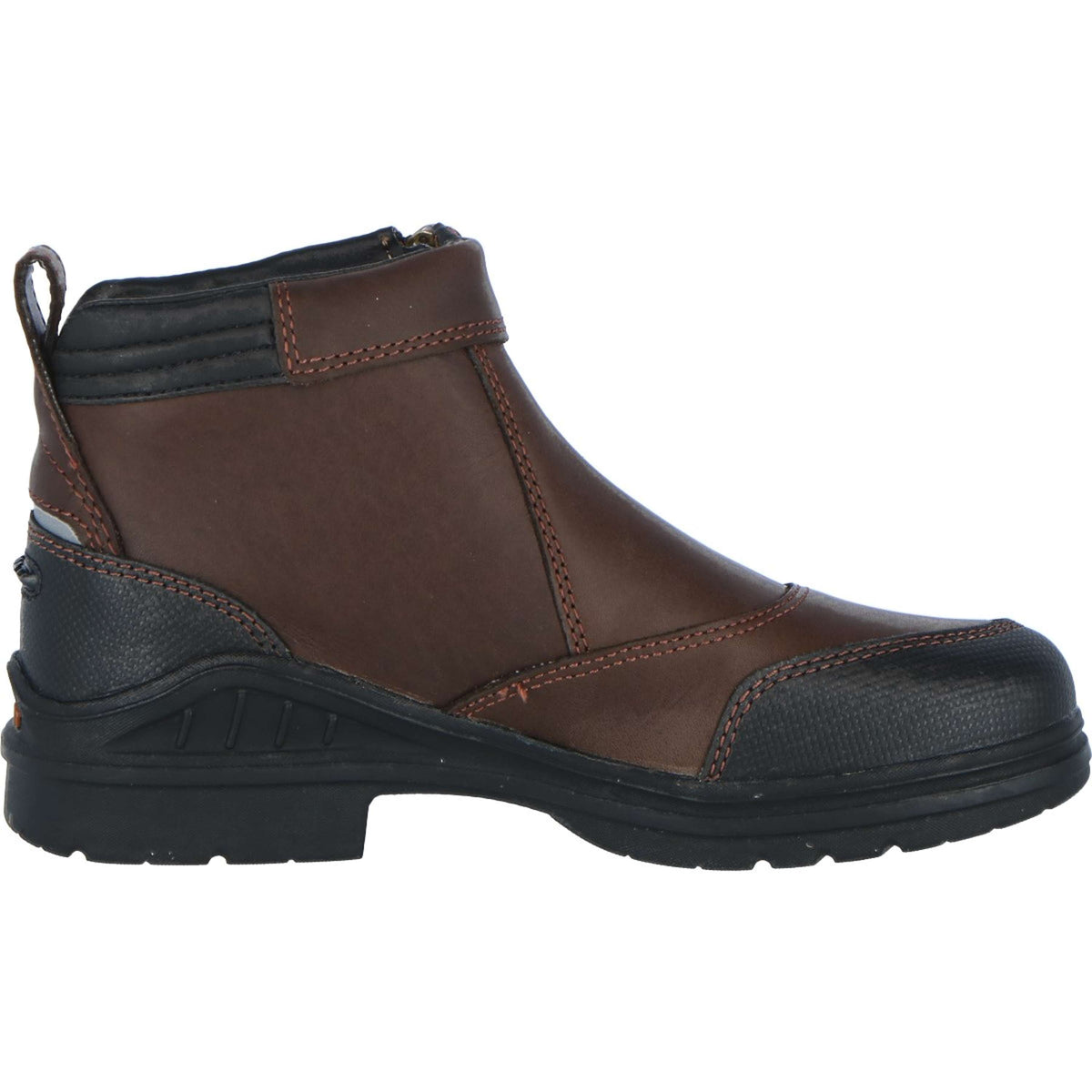 Ariat Stalschoenen Barnyard Side Zip Donker Bruin