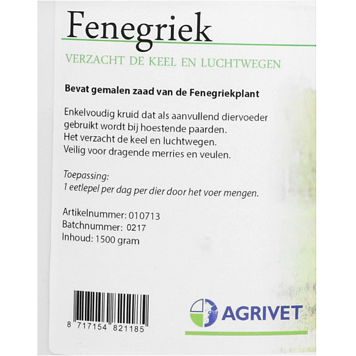 Agrivet Fenegriek