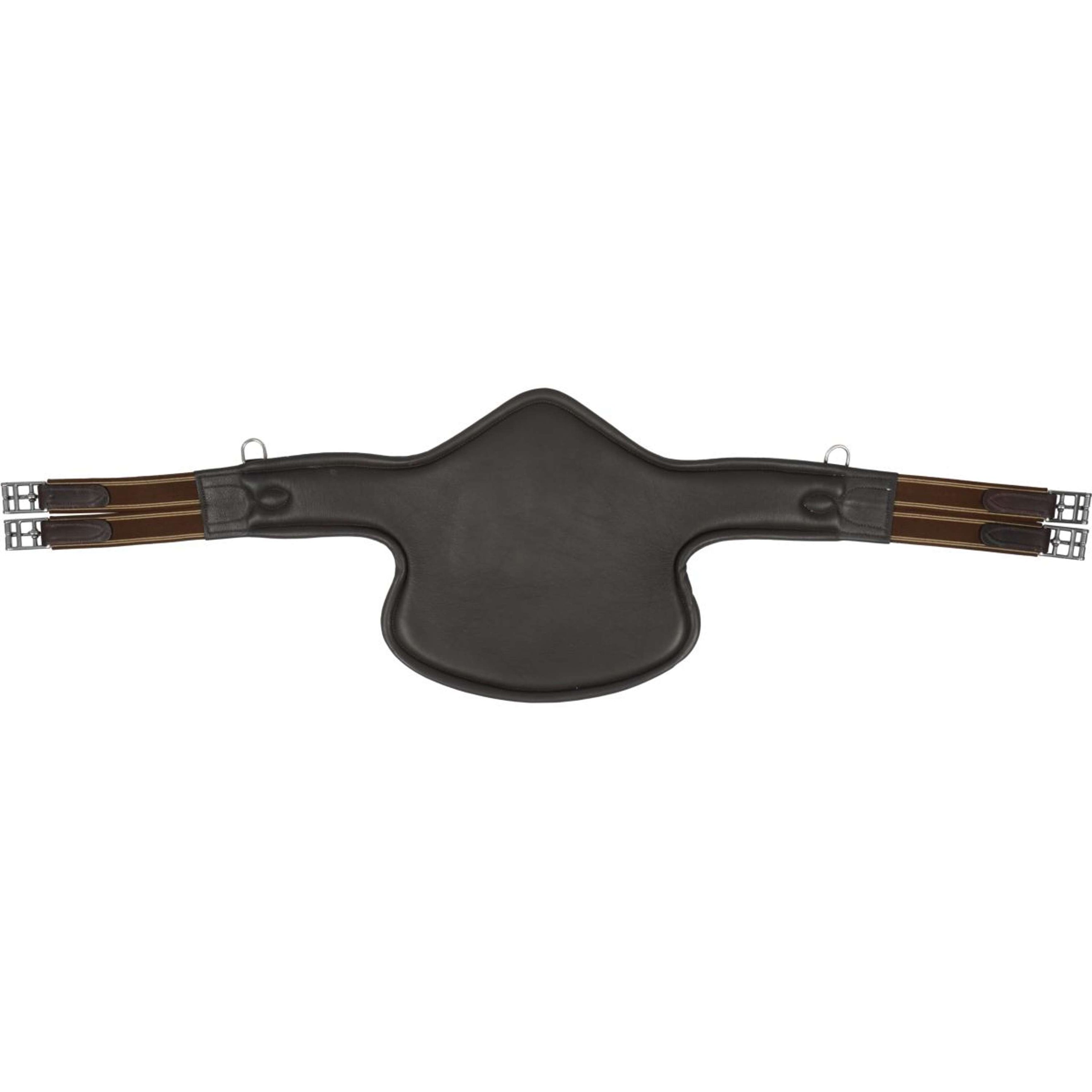 HORKA Singel met Buikbeschermer Leer Bruin/Zilver HORKA Singel met Buikbeschermer Leer Bruin/Zilver