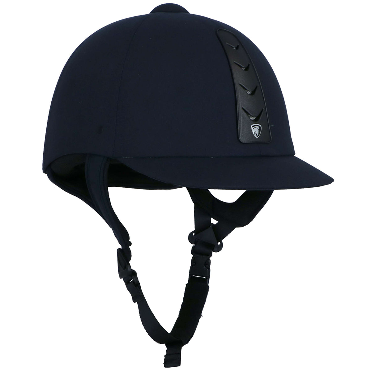 HORKA Cap Hawk Leer Black Vent. Blauw