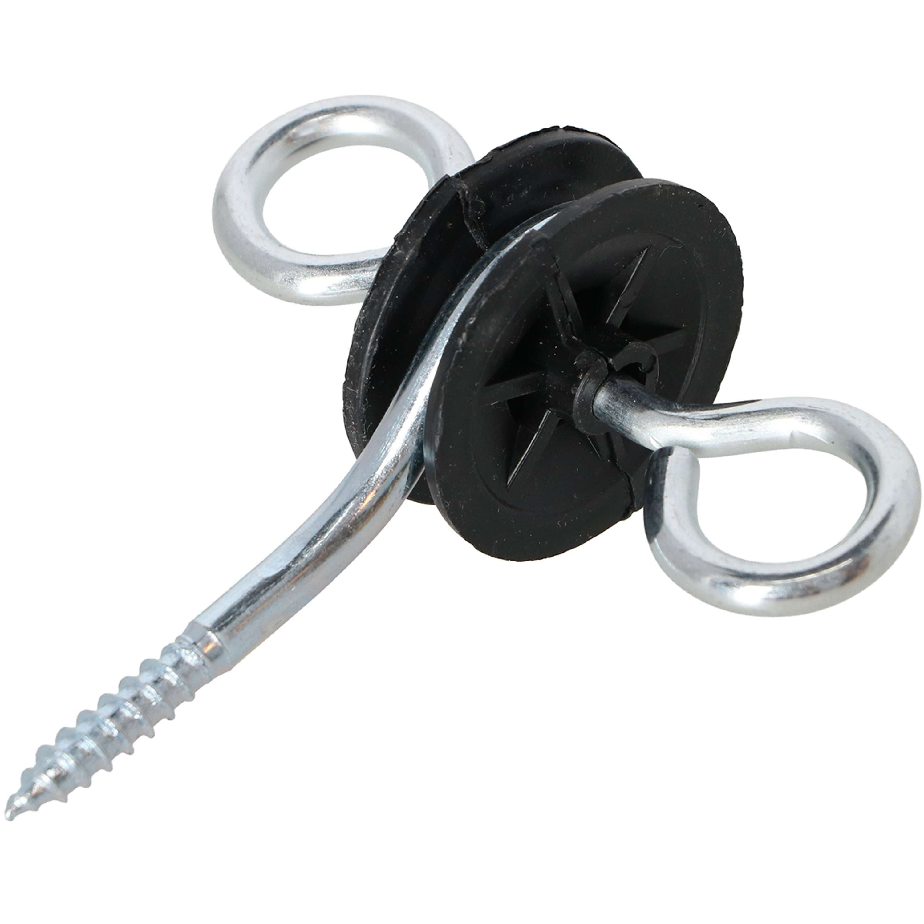Agradi Power Poortgreep Insulator Gegalvaniseerd 2 Haken 10 Stuks