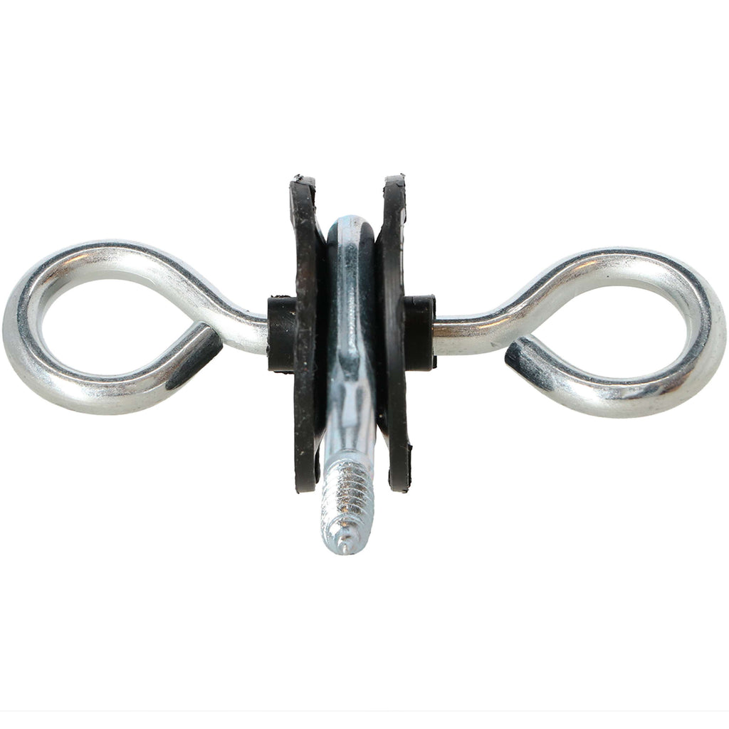 Agradi Power Poortgreep Insulator Gegalvaniseerd 2 Haken 10 Stuks