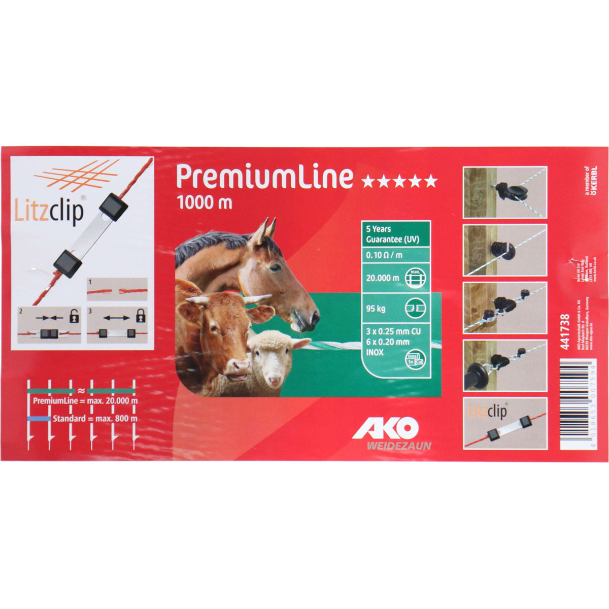 Ako Draad PremiumLine Wit/Groen