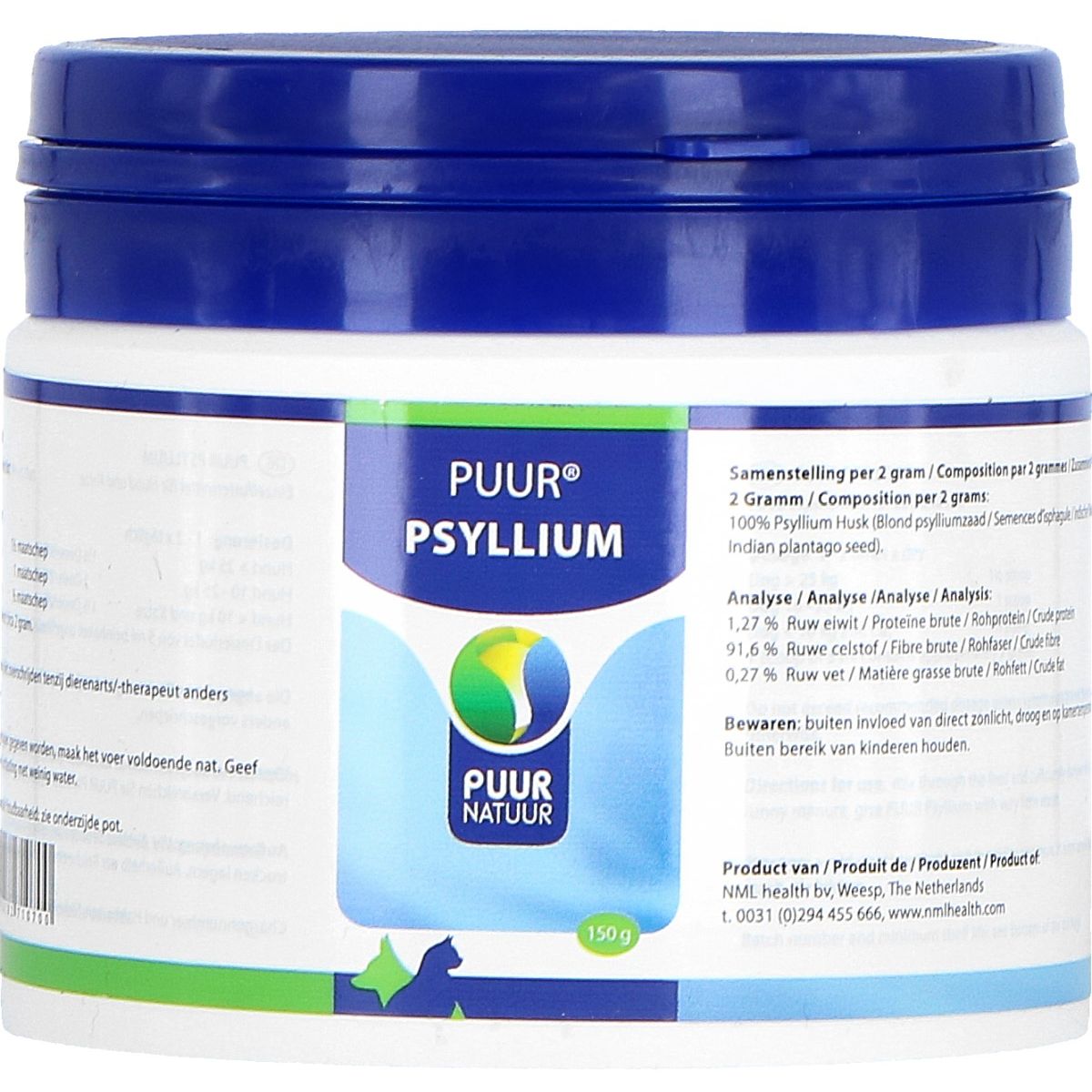 PUUR Psyllium Hond/Kat