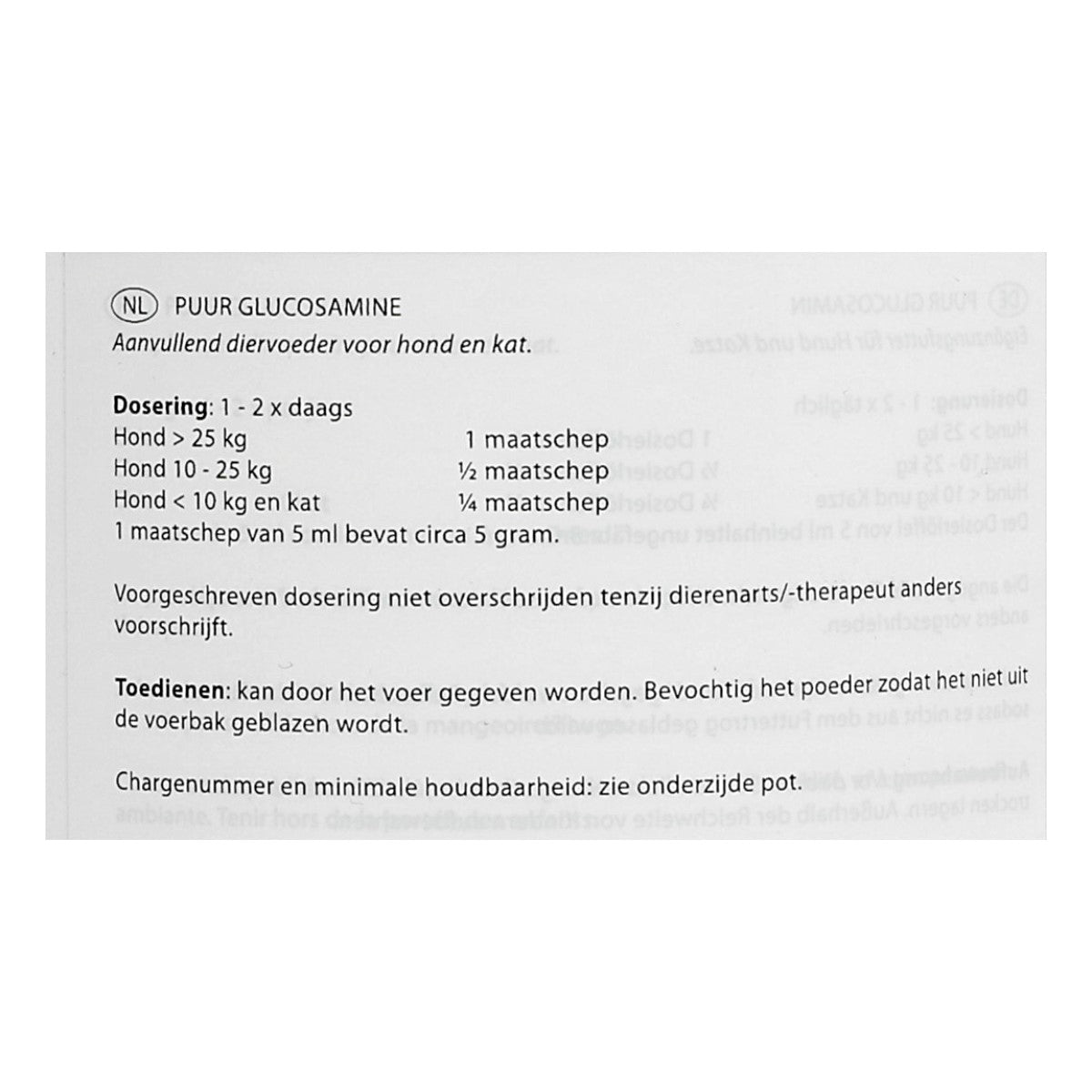 Puur Natuur Glucosamine Hond/Kat