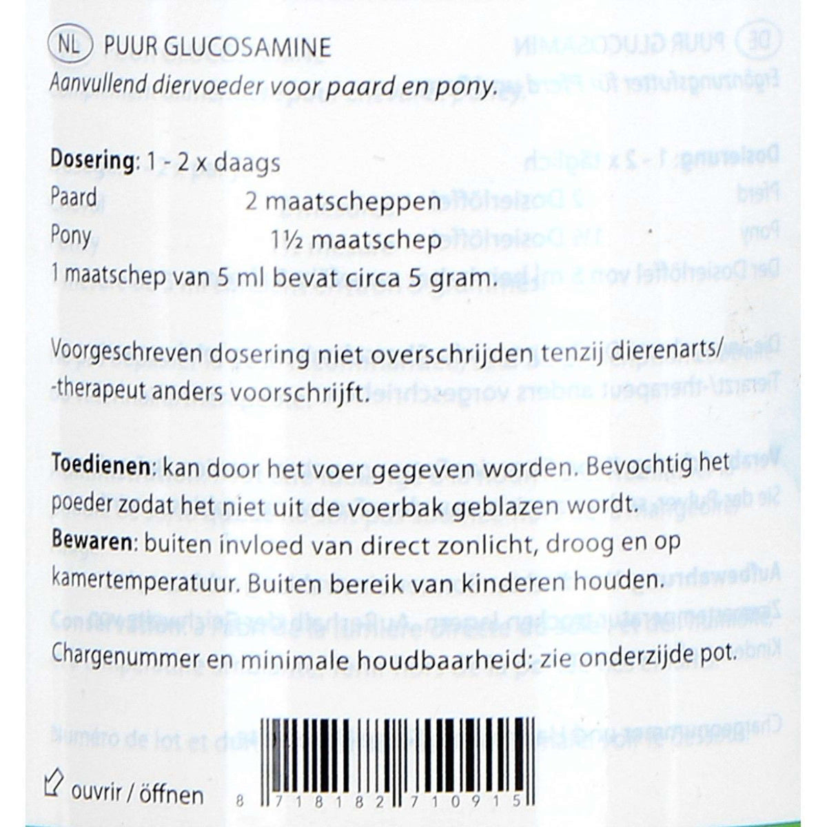 PUUR Glucosamine Paard/Pony