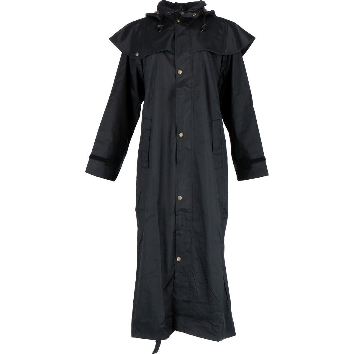 Scippis Black Roo Stockman Coat Zwart