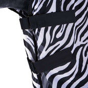 Harry's Horse Vliegendeken Zwart Losse Hals Zebra