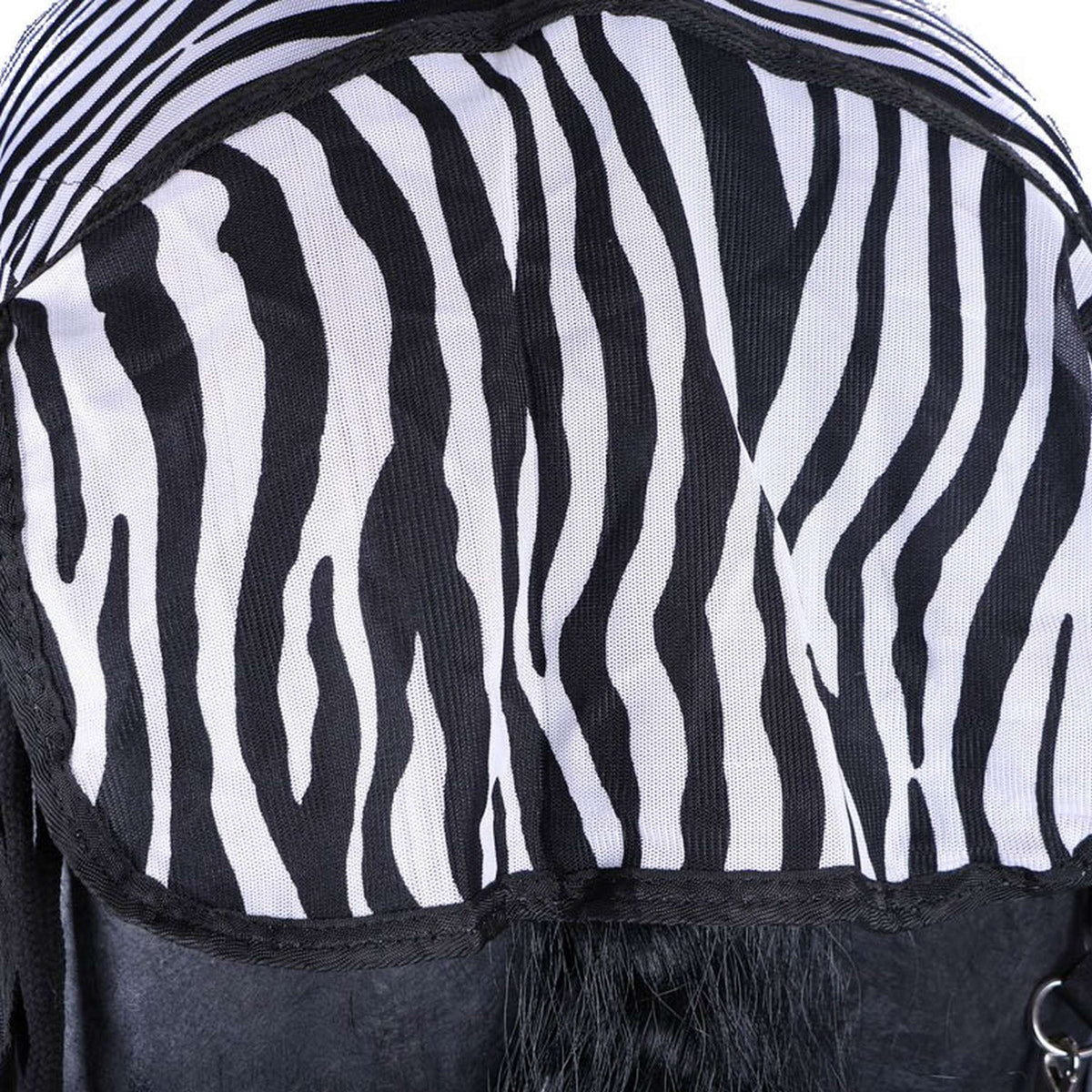 Harry's Horse Vliegendeken Zwart Losse Hals Zebra