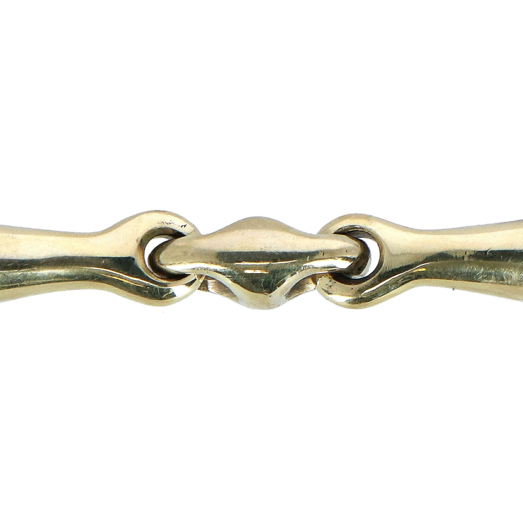 HKM Bit Argentaan 16mm met Edelstaalringen 40mm