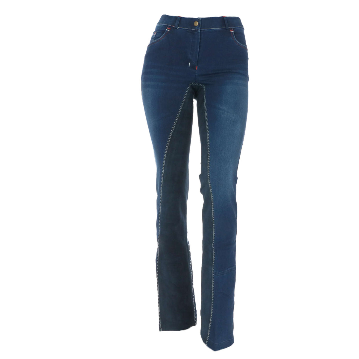 HKM Jodhpur Rijbroek Summer Denim Jeans Blauw/Donker blauw