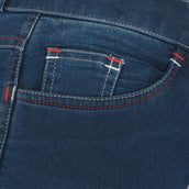 HKM Jodhpur Rijbroek Summer Denim Jeans Blauw/Donker blauw