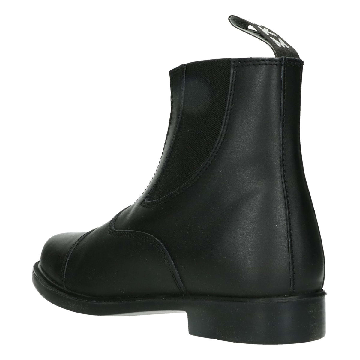 HKM Jodhpurschoenen met Elastiekinzet + Rits Zwart