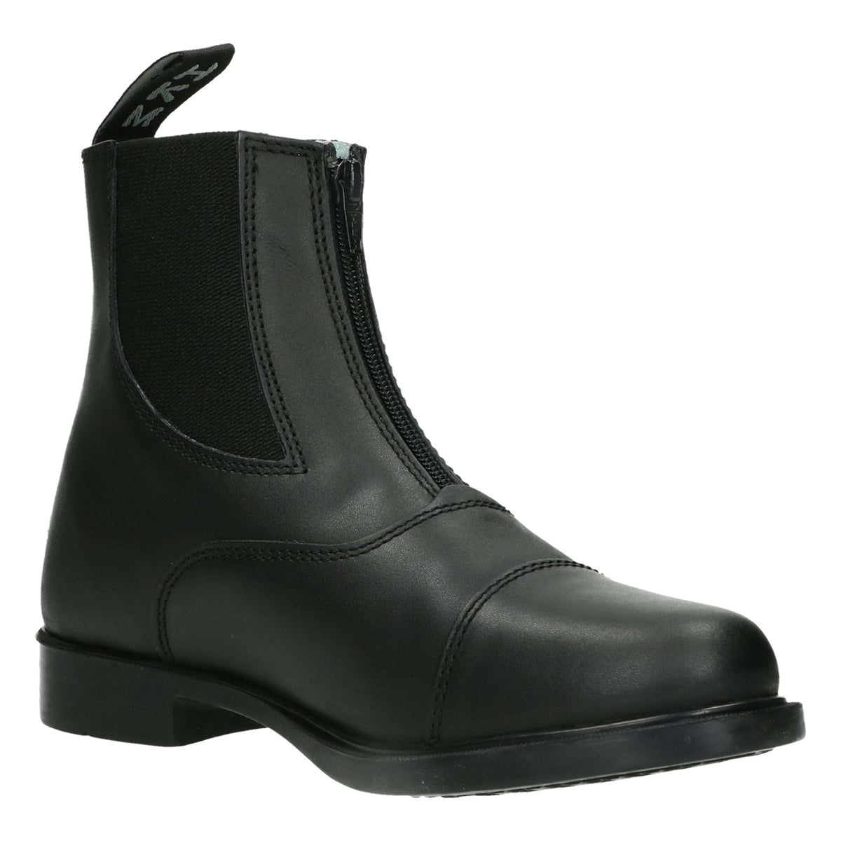 HKM Jodhpurschoenen met Elastiekinzet + Rits Zwart