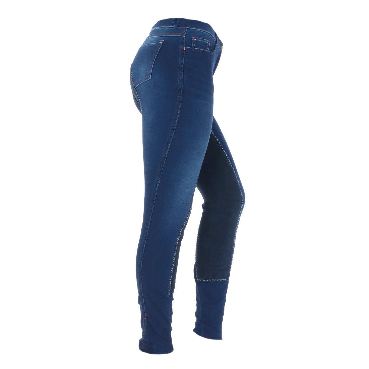 HKM Paardrijbroek Summer Denim 3/4 Jeans Blauw