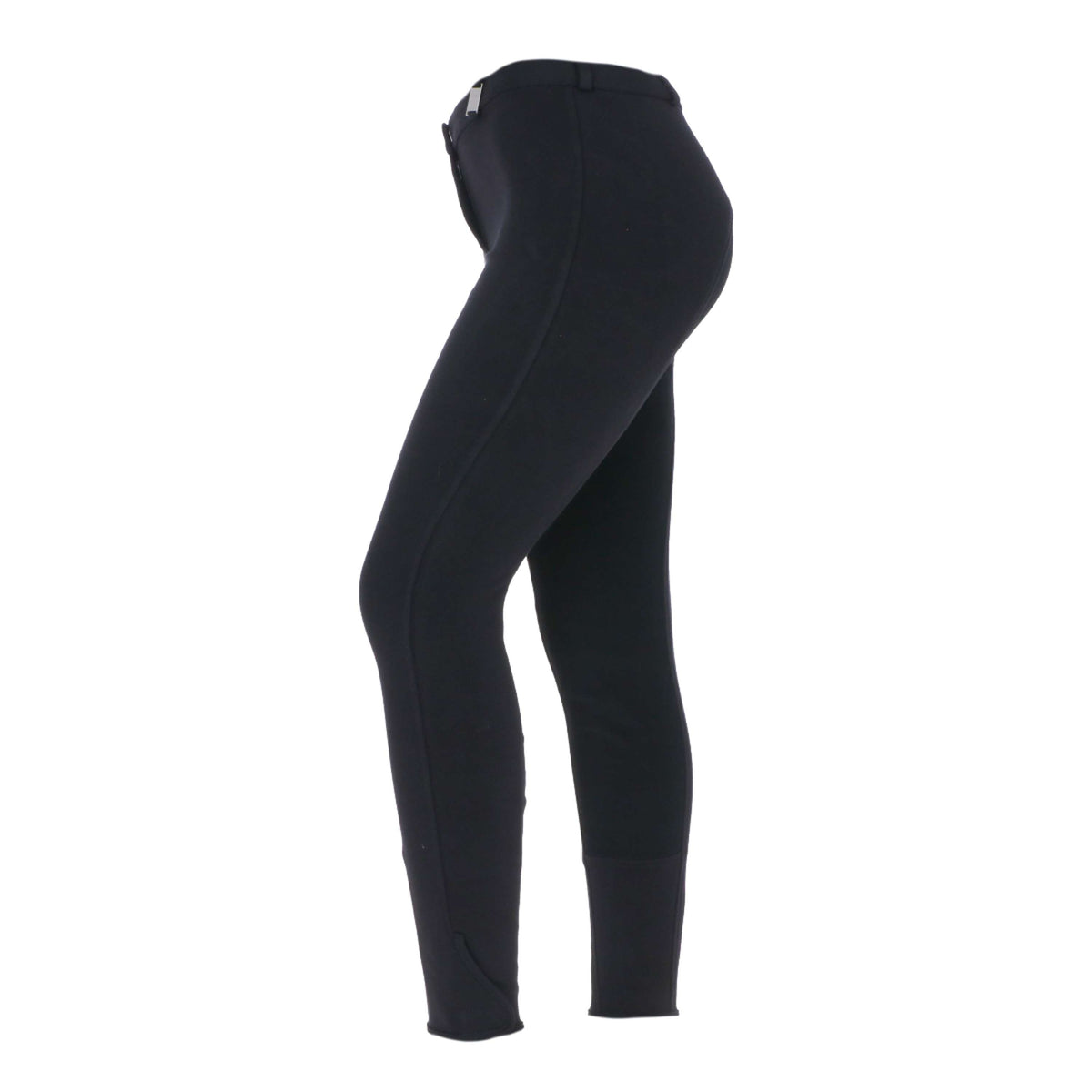 HKM Rijbroek Basic Belmtex Grip 3/4 Zitvlak Dames Zwart